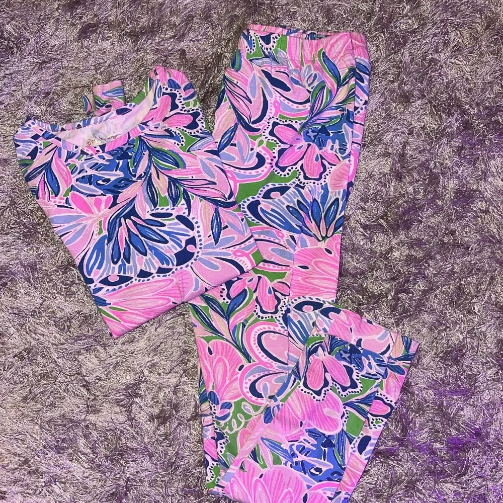 Girls Lilly Pulitzer Long Sleeve / Bottoms Pajama Set